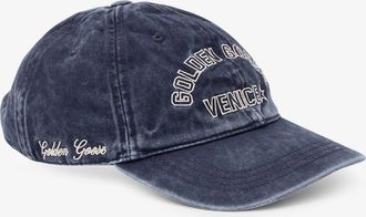 Golden Goose Mens Cotton Hat Blue