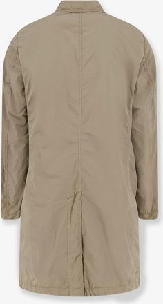 Aspesi Mens Raincoat Lemon Beige Polyester Coat