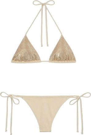 MC2 Saint Barth Donna, Costumi da bagno, Beige, L, new