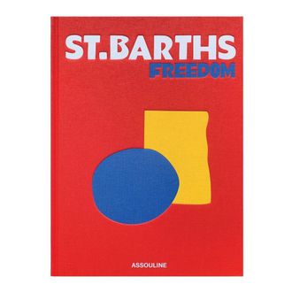 ASSOULINE St. Barths Freedom - unisex - Boeken - Rood - ONE Size - Linnen - Home