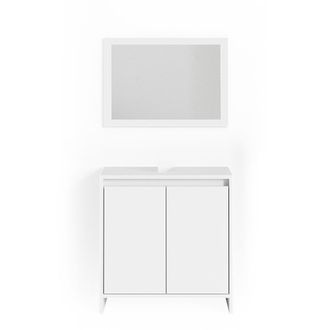 Vicco Conjunto De Muebles De Ba&ntilde;o Emma, Blanco, 2 Piezas