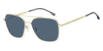 BOSS Boss 1345/F/SK Asian Fit AOZ/KU Mens Sunglasses Gold Size 60