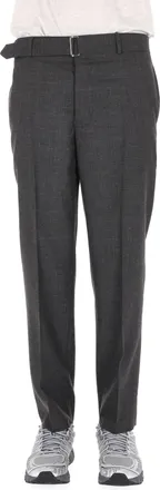 Officine G&eacute;n&eacute;rale Hoche Wool-Silk-Linen Straight Pants