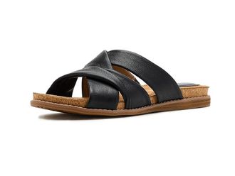 S&ouml;fft Eirene Womens Sandals Black : 7.5 B - Medium, Leather