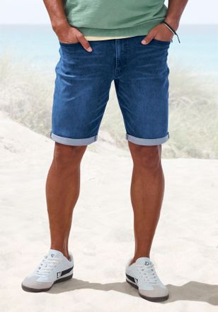 John Devin Jeansshorts JOHN DEVIN 5-Pocket Shorts, Herren, Gr. 32, N-Gr, blau, denim, Denim/Jeans, Obermaterial: 98% Baumwolle, 2% Elasthan, normal kurz, Jeans J