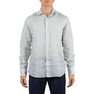 Saint Barth Camicia - Heren - Casual Overhemden - Groen - M - Overhemden