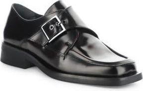 Bos. & Co. Eliza Moc Toe Monk Strap Loafer in Bordo at Nordstrom Rack, Size 6-6.5Us / 37Eu