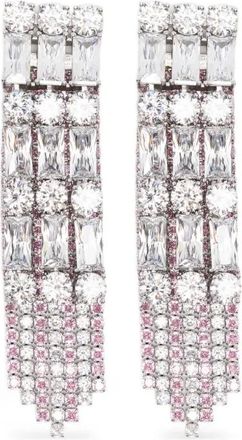 Self Portrait Orecchini con nappa - Argento