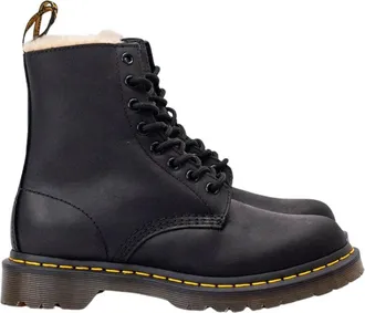 Dr. Martens 1460 Serena Boot - Dames - Veterlaarzen - Zwart - 40 EU - Leer - Schoenen