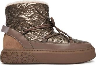 Pinko Yoko 19 - Dames - Winterlaarzen - Bruin - 35 EU - Polyester - Schoenen