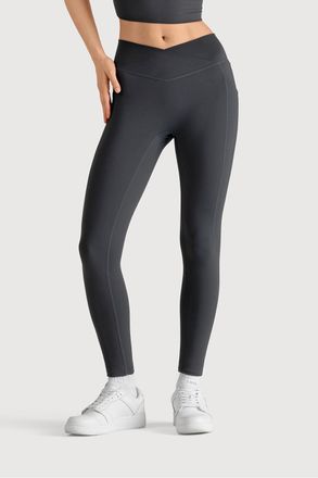 Bloch Ladies Apex Wrap Waist Legging, Celestial Blue