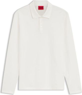 HUGO BOSS Slim-fit polo shirt in mercerized cotton