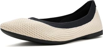 Allbirds Breezer Point Womens Shoes Warm White (Natural Black Sole) : 10.5 B - Medium, Polyester