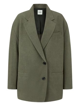 STUDIO TOMBOY single-breasted blazer - Green