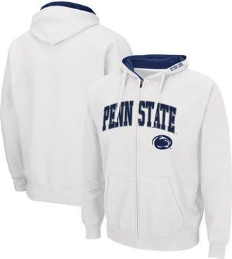 Colosseum Mens Colosseum White Penn State Nittany Lions Arch & Logo 3.0 Full-Zip Hoodie at Nordstrom, Size Xx-Large