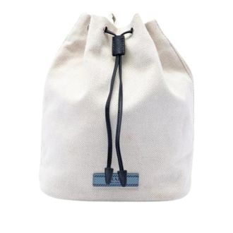 Prada Pre-owned Canvas Pouch - - Pre-owned - Donna - Bianco - ONE SIZE