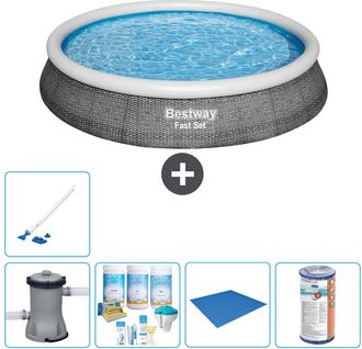 Bestway Piscina Bestway Fast Set Redonda - 396x84 Cm - 8-piezas S21448