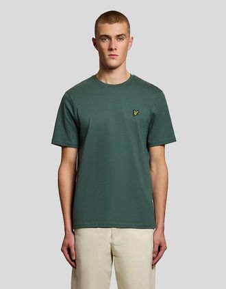 Lyle & Scott Lyle And Scott Mens Cotton Crew Neck T-Shirt - Green - Size: 40