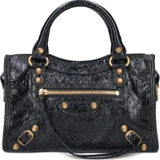 Balenciaga Stud-embellished Mini Bag