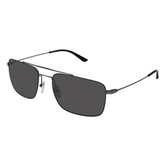 Gucci Gg 2256Sa Zonnebril - Heren - Zonnebrillen - Grijs - 59 MM - Nylon - Accessoires
