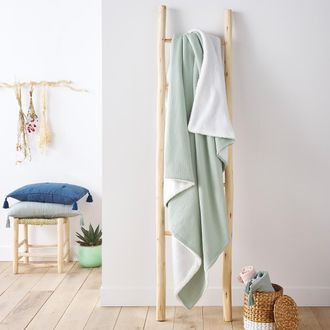 La Redoute Interieurs Plaid in tetra en sherpa, Kumla