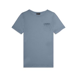 Freddy T-shirt manica corta con strass a forma di taschino FREDDY