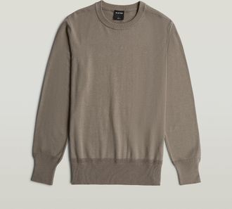 G-Star Core Gebreide Trui - Beige - Heren