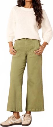 Kut from the Kloth Meg High Rise Wide Leg Pants In Pistachio