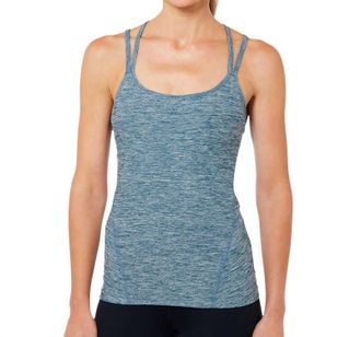 Shape Active Xx Tank Top With Built In Bra In Reflecting Pond