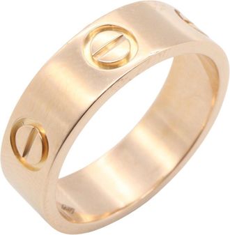 Cartier Gold Pink Gold (18K) Band Ring (Pre-Owned)