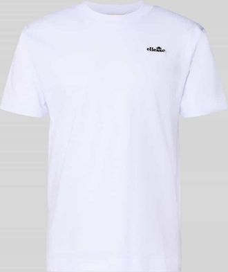Ellesse T-Shirt mit Label-Stitching Modell ACCIANO CLASSIC in Weiss, Gr&ouml;&szlig;e XXL