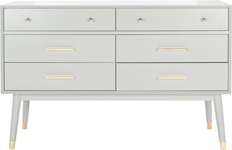 Safavieh Couture Zack 6 Drawer Wood Dresser