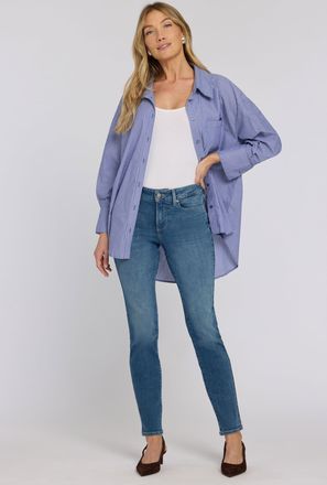 NYDJ Sheri Slim Straight Jeans in Re-New Denim