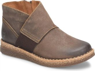 Born Womens Wet Weather Distressed Booties In Grey Distressed