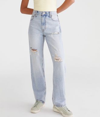 A&eacute;ropostale High-Rise Baggy Jean