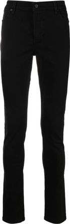 Ksubi logo-patch skinny jeans - men - Cotton/Polyester/Spandex/Elastane - 30 - Black