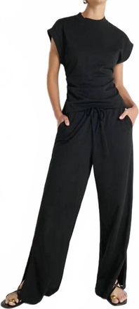 Nation Ltd Rosetta Pants In Jet Black