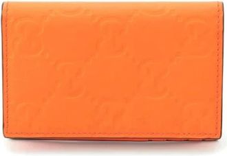 Gucci Pre-owned Wallets, female, Orange, Size: ONE SIZE Pre-owned Leather wallets