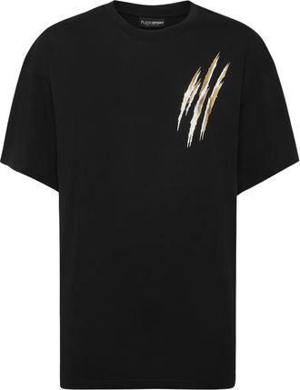 Plein Sport T-shirt met print - Zwart