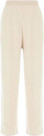 Lanvin Pantaloni - Dames - Sweatpants - Beige - L - Wol - Broeken