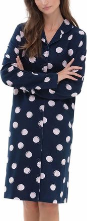 Mey Sabina Sleepshirt In Navy