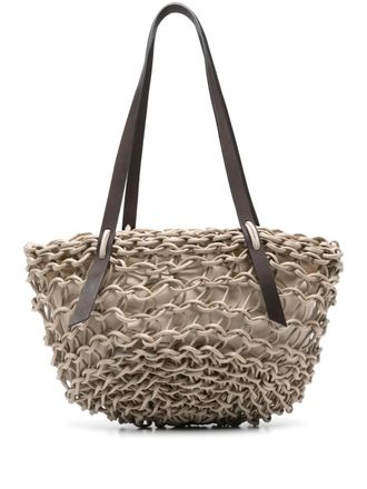 Alienina Vittoria shoulder bag - Neutrals