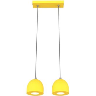 Lumicom Campanella Lampara De Techo Lineal X2 Monocolor Mate