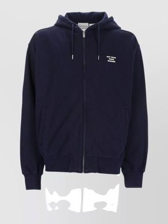 Dr&ocirc;le de Monsieur hooded jacket ribbed cuffs hem pockets