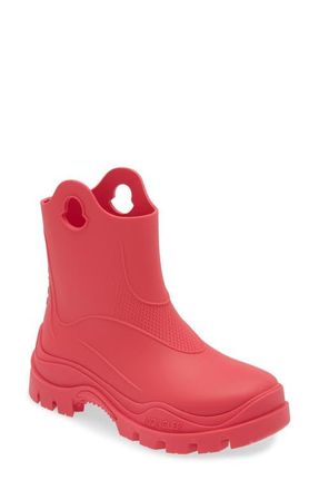 Moncler Misty Waterproof Rain Boot in Dark Pink at Nordstrom, Size 6Us