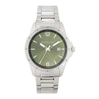 Trussardi Accessoires, Heren, Grijs, ONE Size, Watches