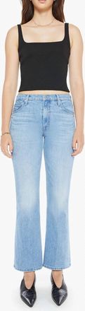 Mother Womens Bookie Flood Jeans In Puzzled