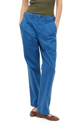Alex Mill Neil Straight Leg Pants in Washed Cobalt at Nordstrom, Size 12