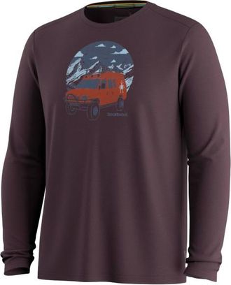 Smartwool First Chair Pursuit Active Long Sleeve Graphic Tee Merinolongsleeve f&uuml;r Herren | grau