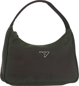 Prada Re-Edition 2000 Hobo Tessuto Green Nylon Bag (Pre-Owned)